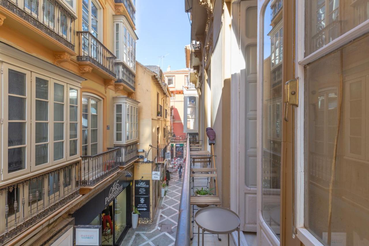 Puerta De Larios: Central Three-Bedroom Apartment With Balconies And Patio Малага Екстер'єр фото