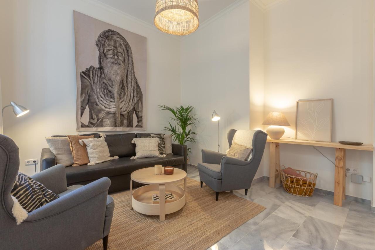 Puerta De Larios: Central Three-Bedroom Apartment With Balconies And Patio Малага Екстер'єр фото